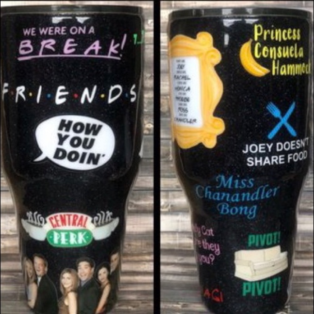 Create your own TV/MOVIE themed Glitter Tumbler!